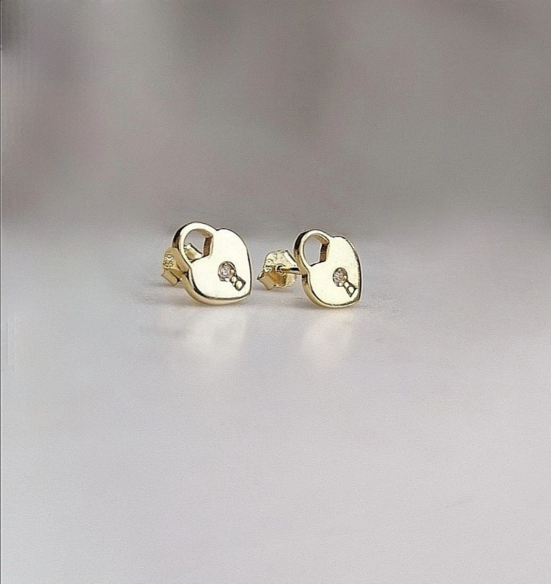 Padlock Stud Earrings