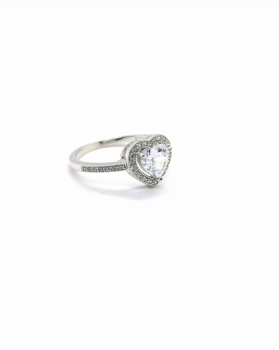 Heart Cz Ring
