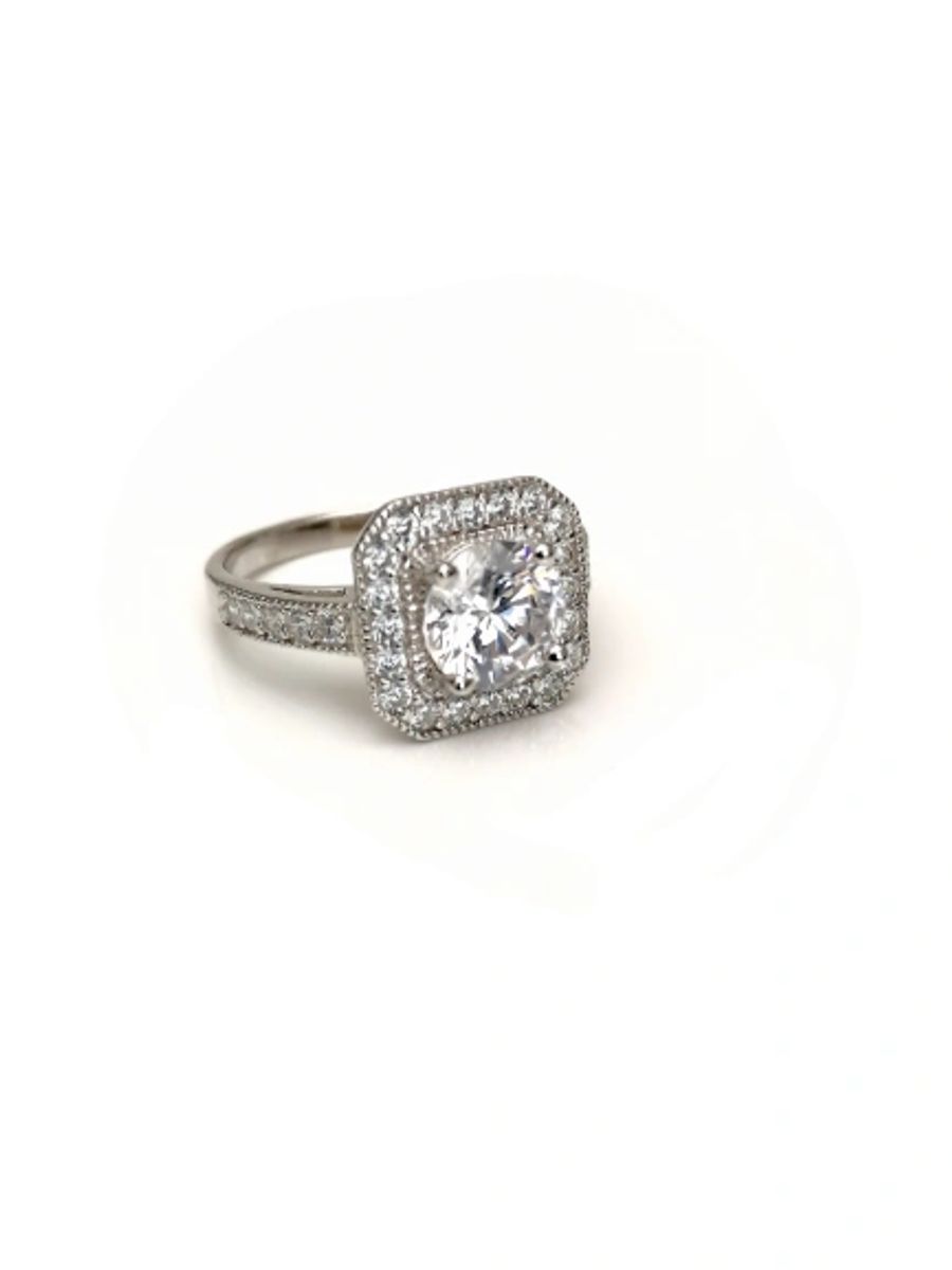 Cz Square Ring