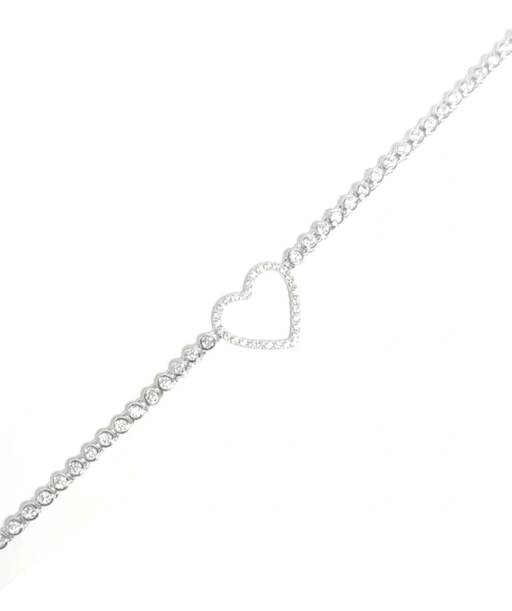 Heart Cz Bracelet