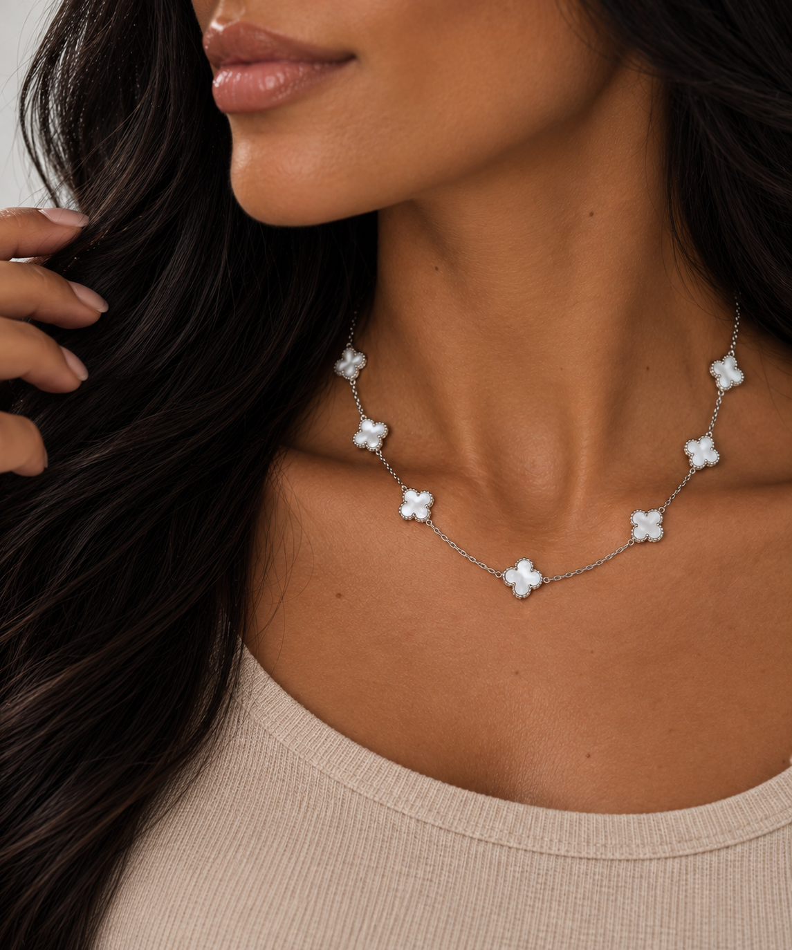 Clover Link Necklace