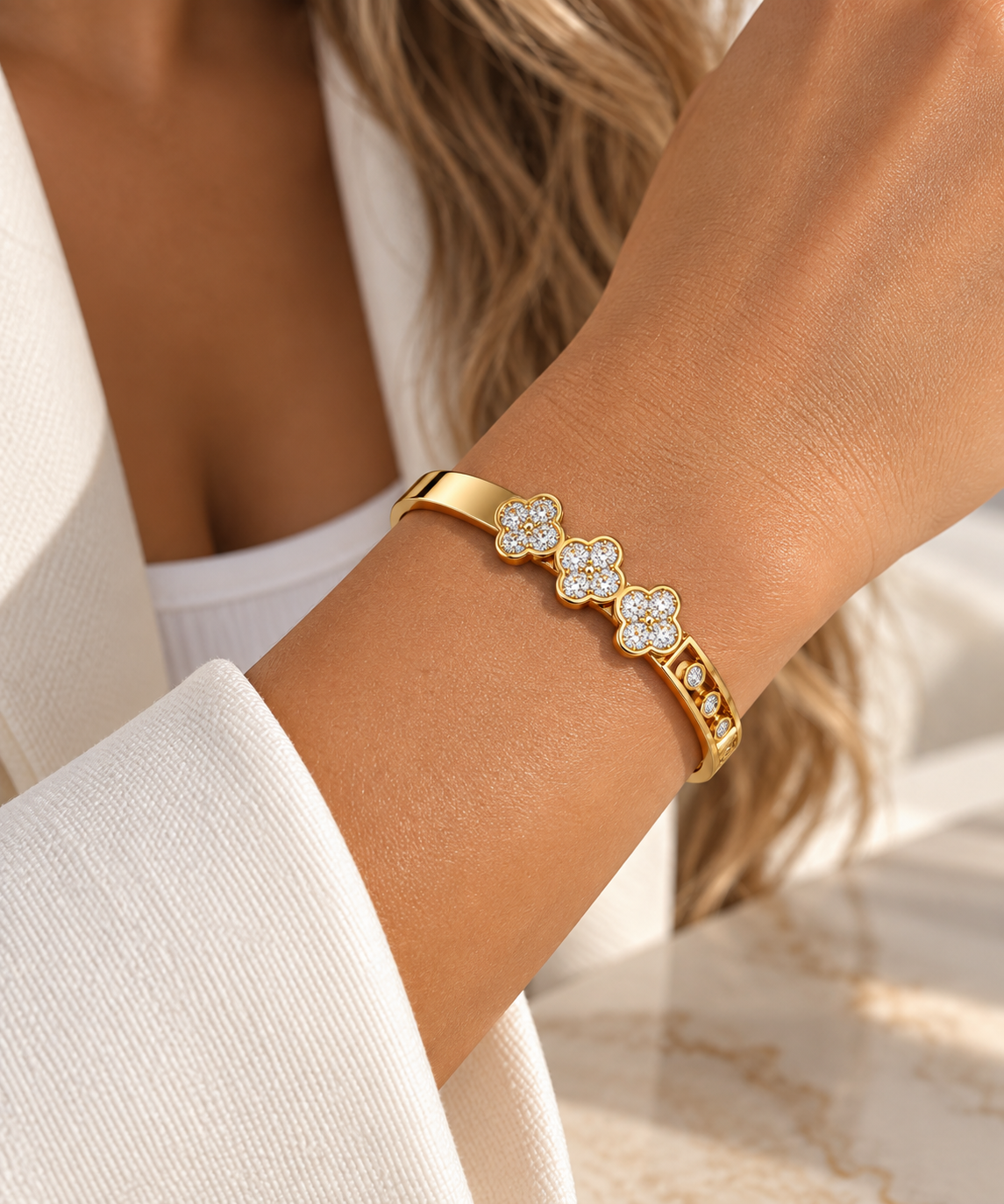Triple Clover Bracelet