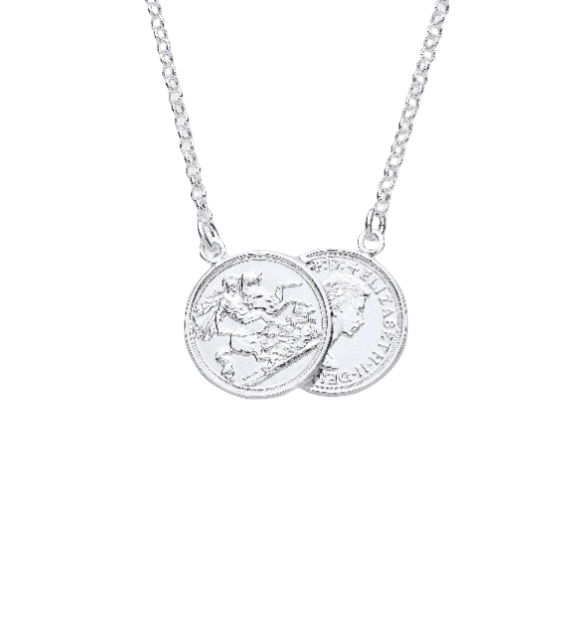 Double Coin Necklace