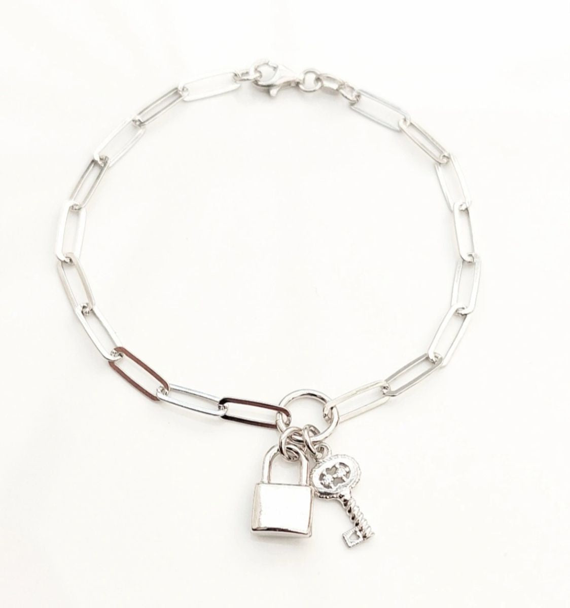 Padlock And Key Bracelet
