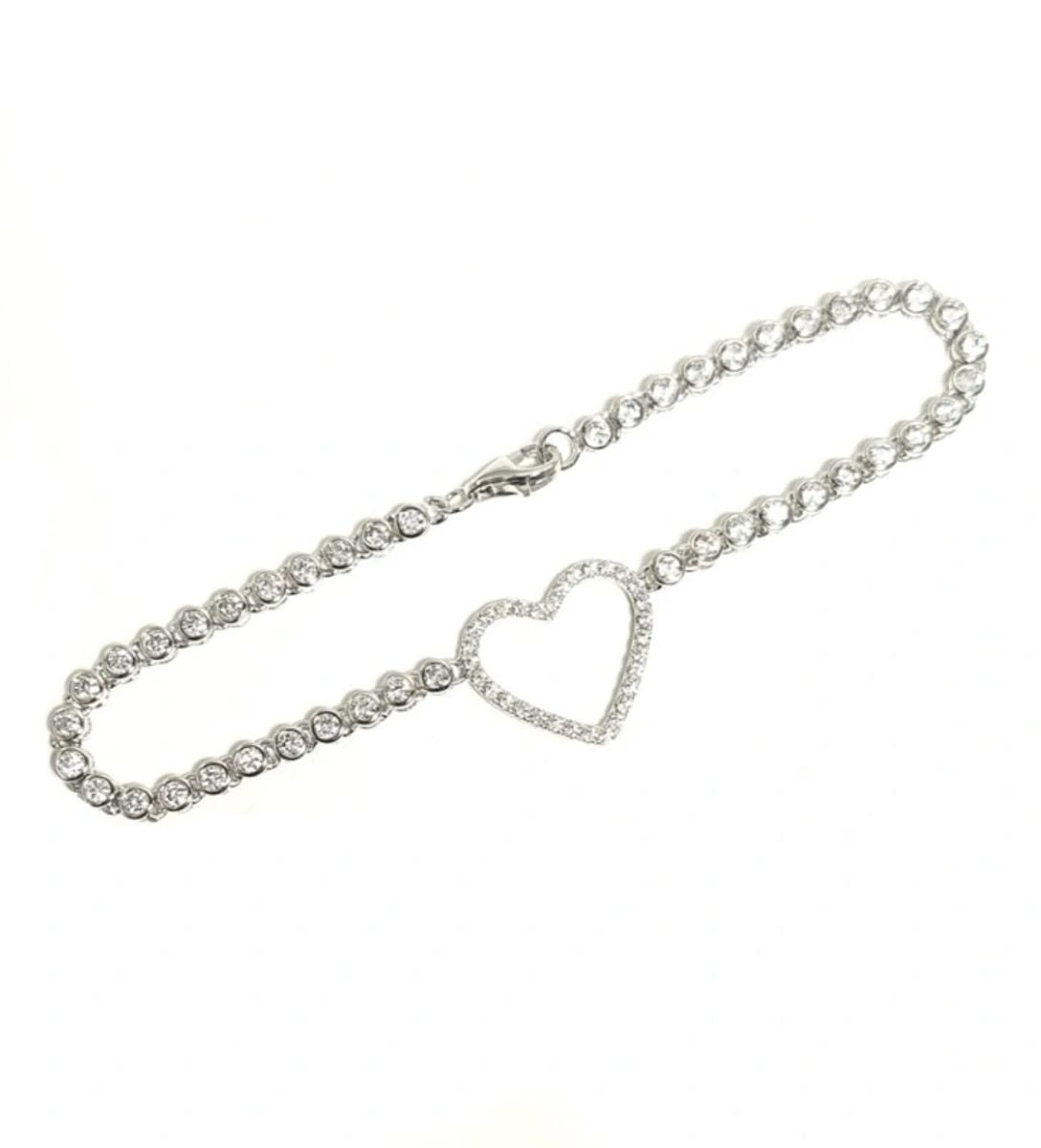Heart Cz Bracelet