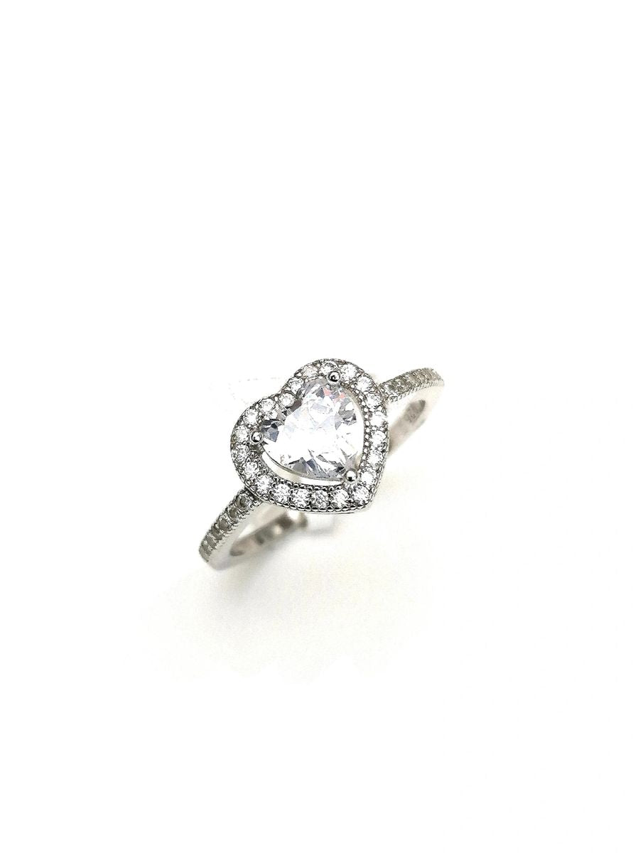 Heart Cz Ring