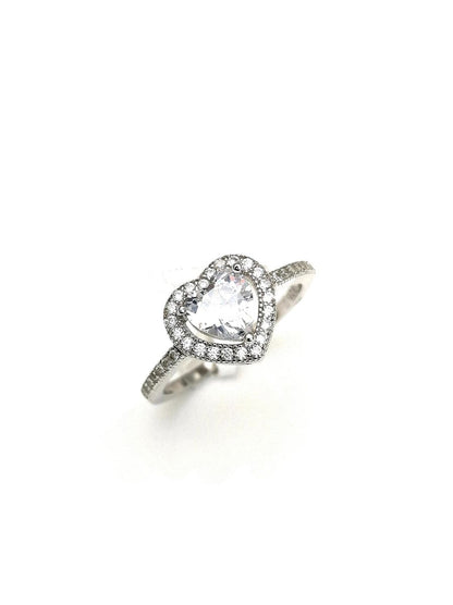 Heart Cz Ring