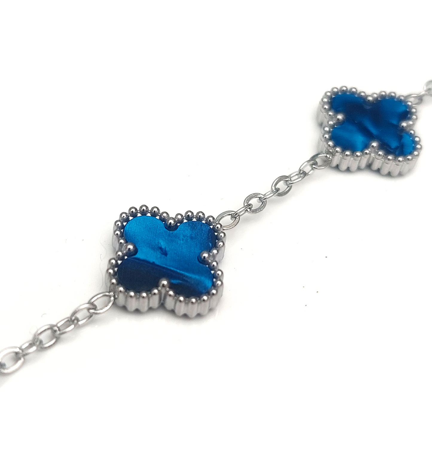 Blue Clover Bracelet