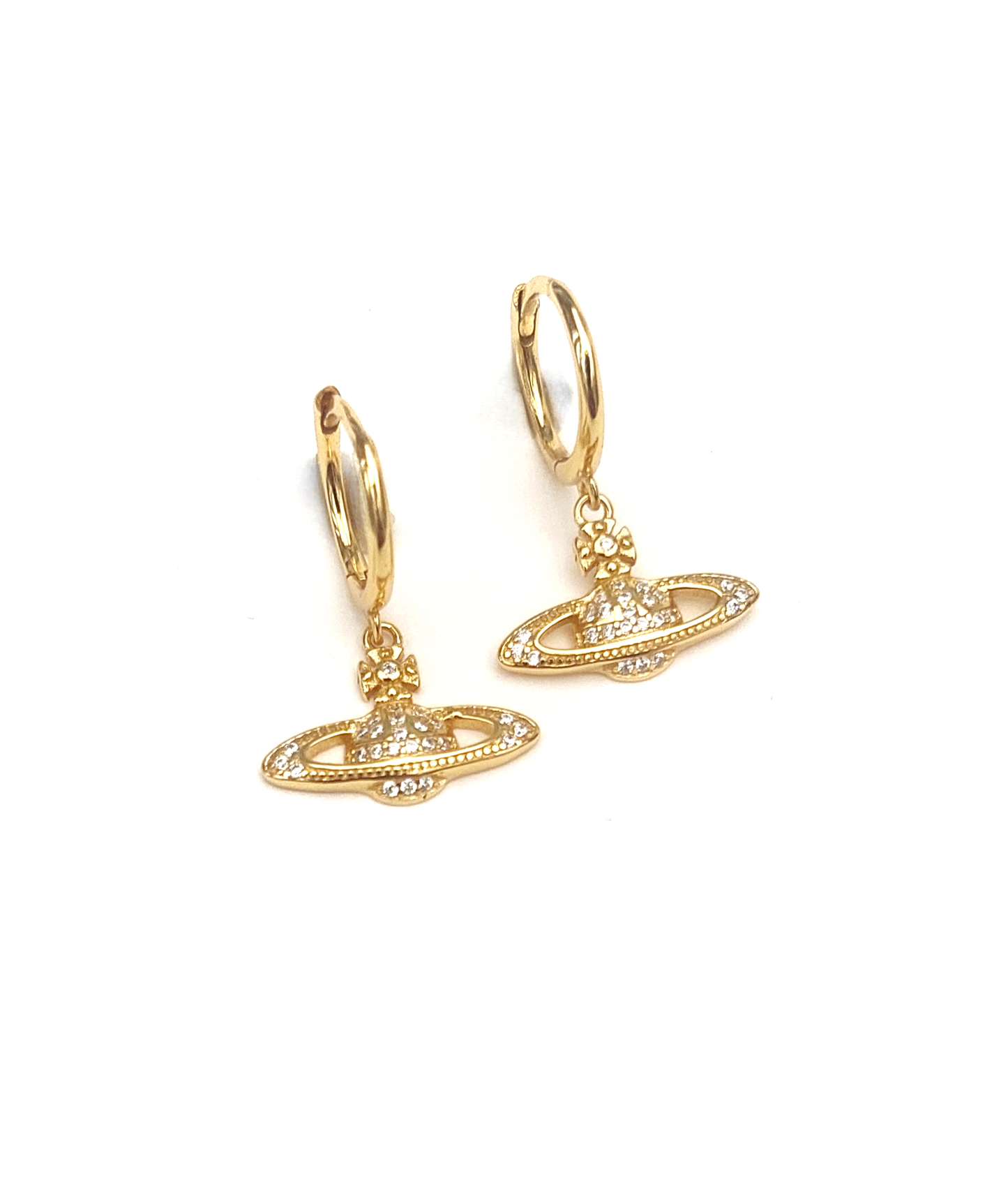 Planet Huggie Earrings