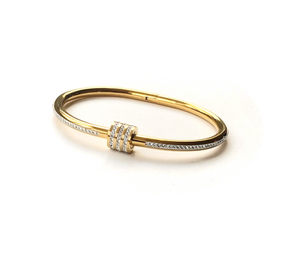Cz Screw Bangle