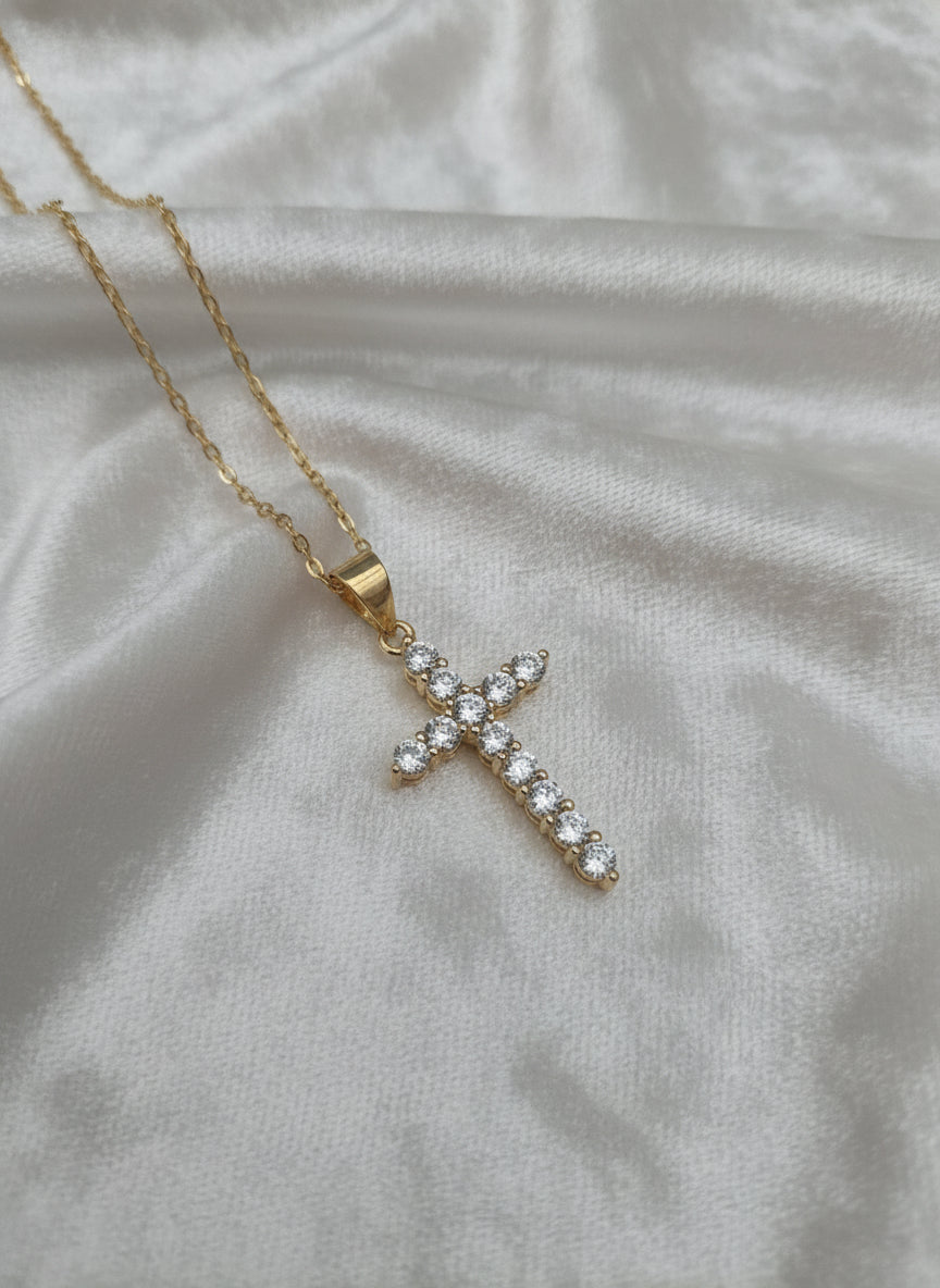 Gold Cross Necklace