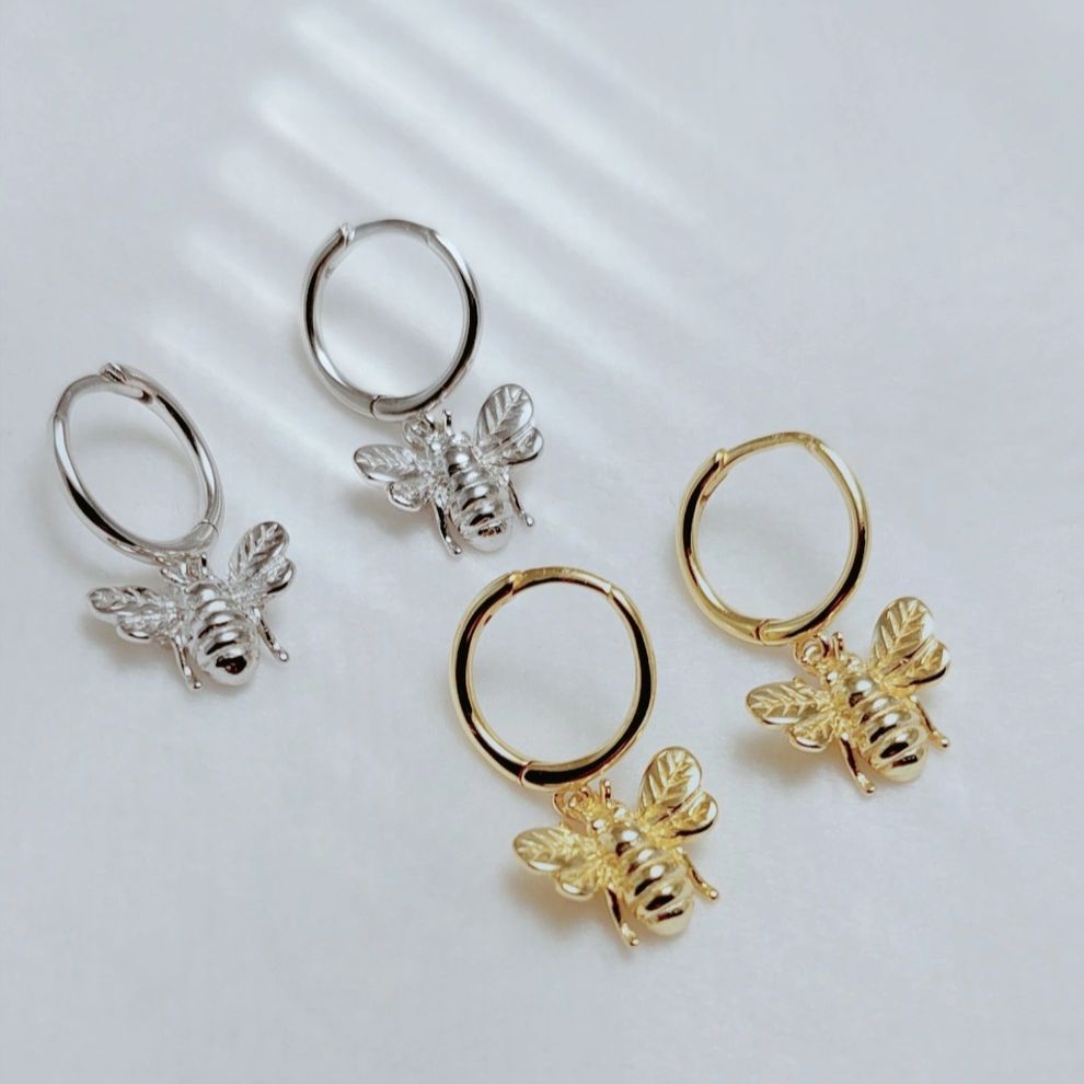 Bee Huggie Earrings