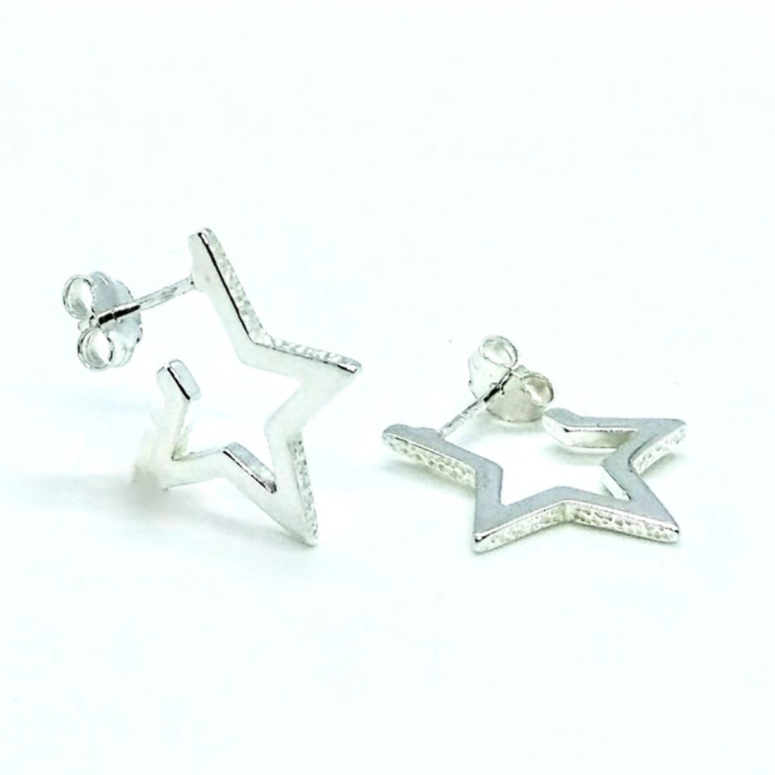 Star Hoop Earrings