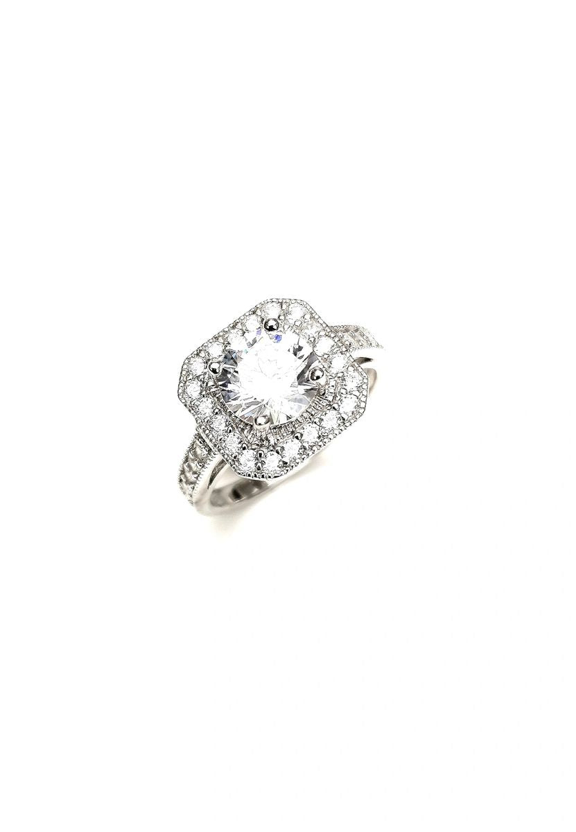 Cz Square Ring