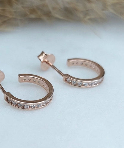 Small Sleeper Hoop Earrings