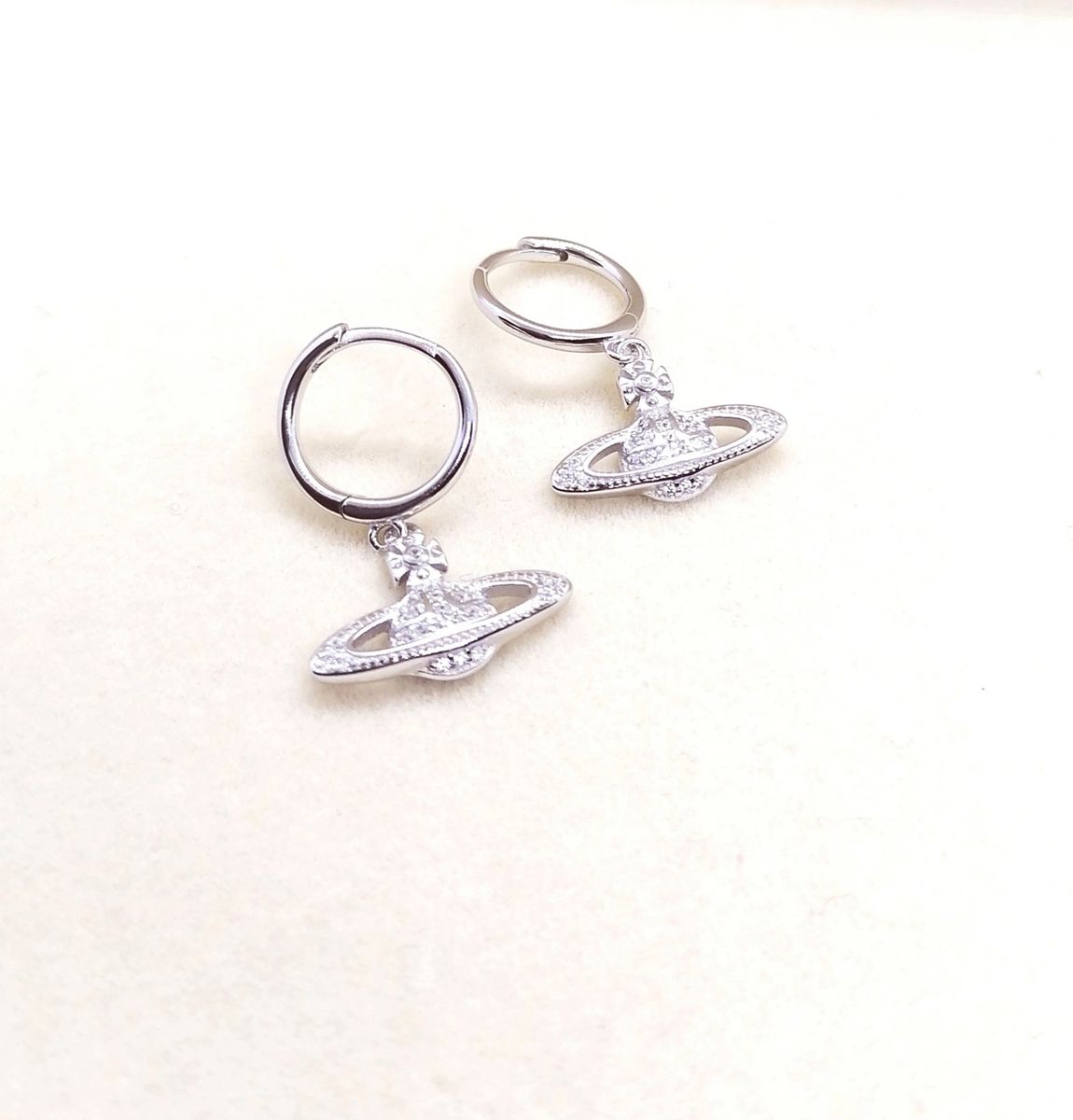 Planet Huggie Earrings