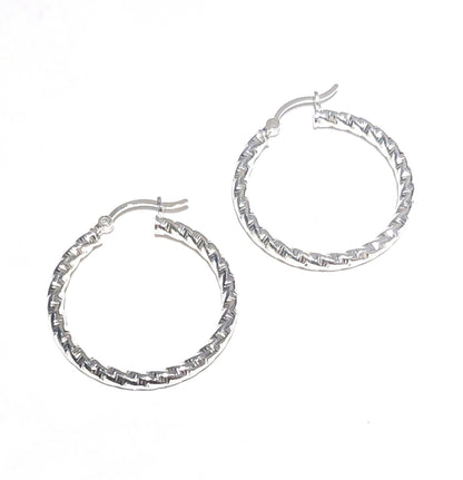 Twist Hoop Earrings