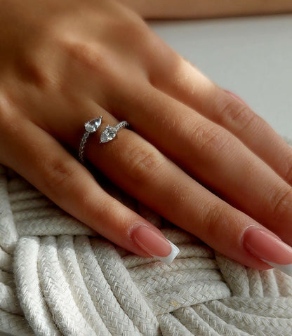 Pear Shape Cz Ring