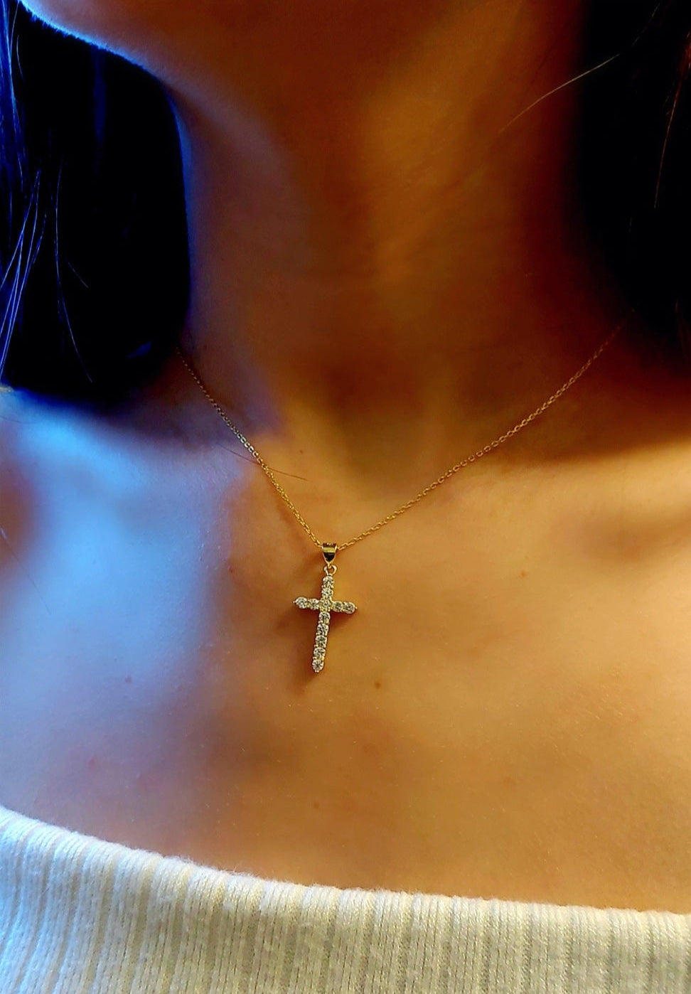 Gold Cross Necklace