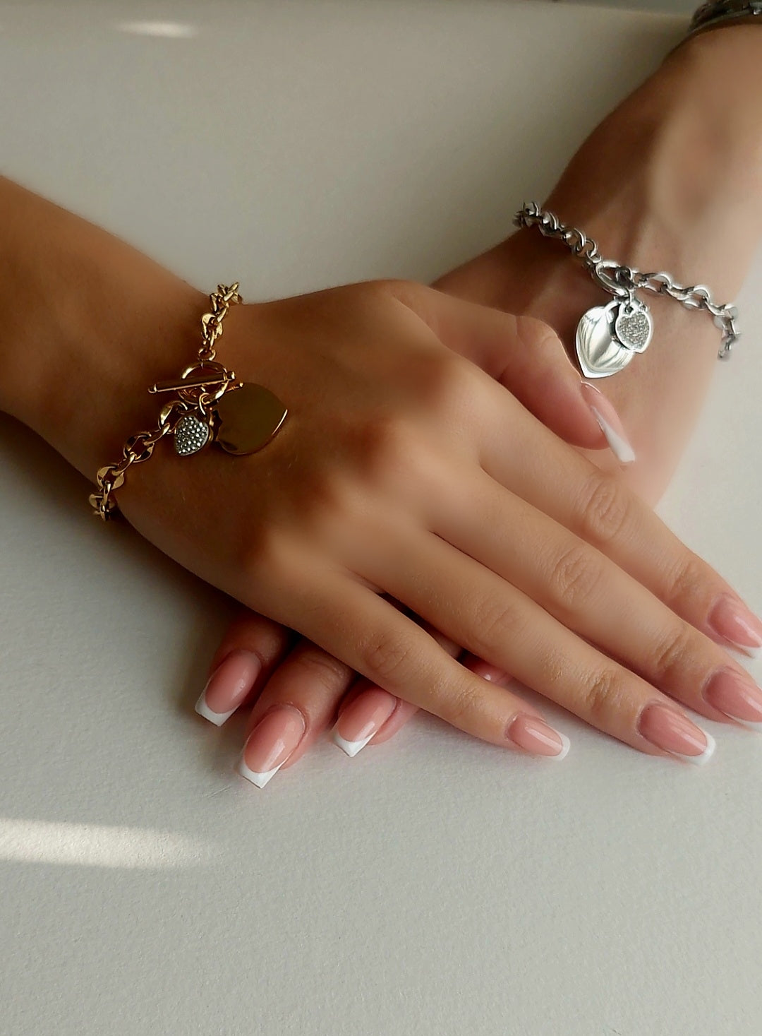 T Bar Heart Bracelet