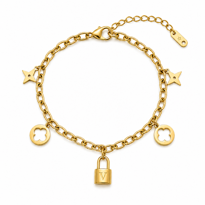 Chain Link Charm Bracelet