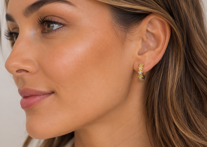 Star Huggie Earrings
