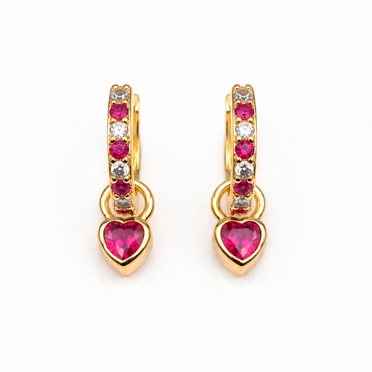 Huggie Heart Earrings