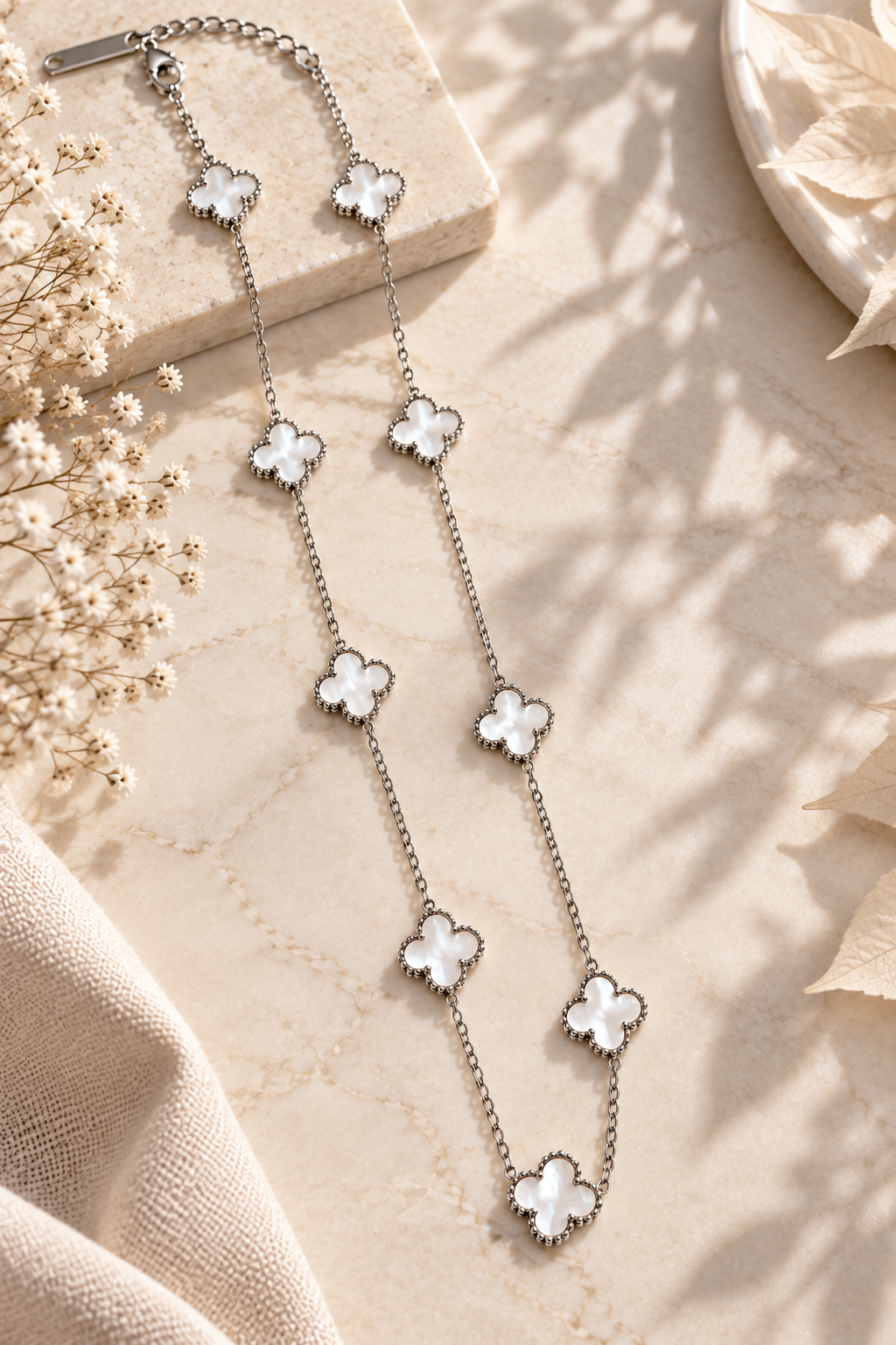 Clover Link Necklace