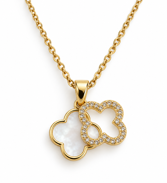 Double Clover Necklace