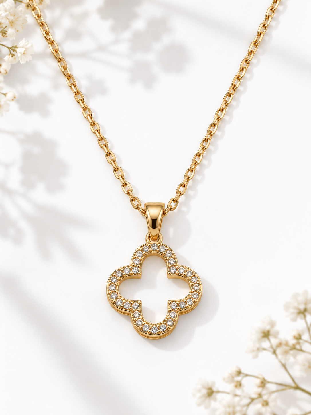 Double Clover Necklace