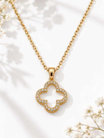 Double Clover Necklace