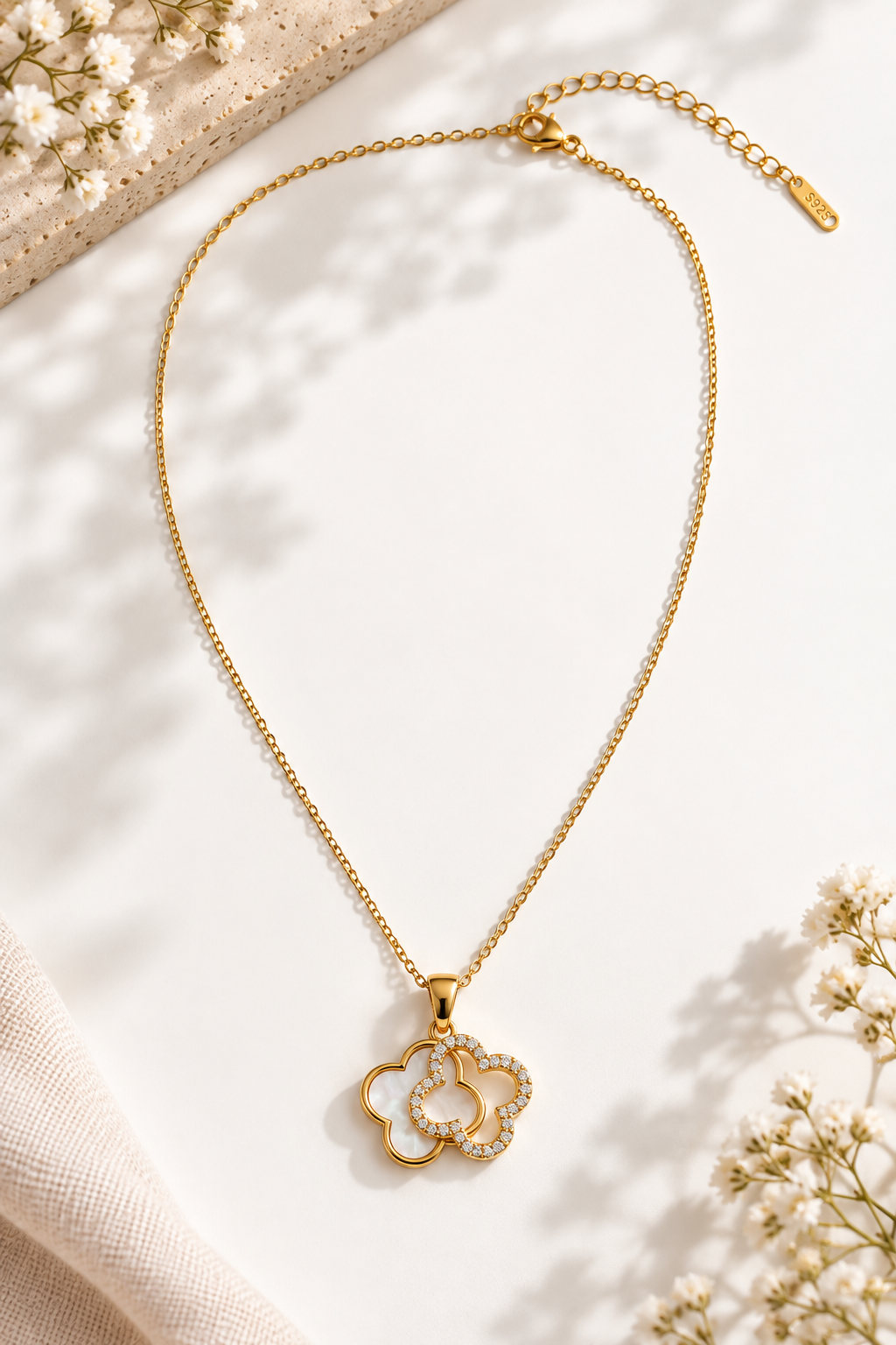 Double Clover Necklace