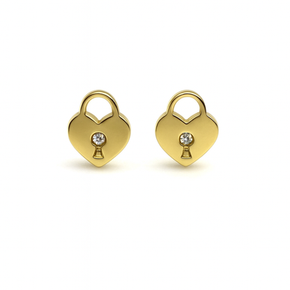 Padlock Stud Earrings