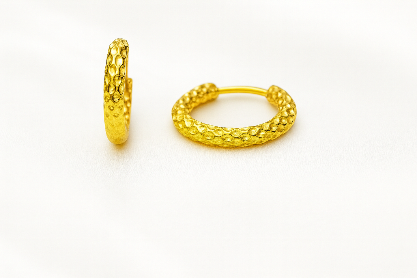 Patterned Hoop Earrings