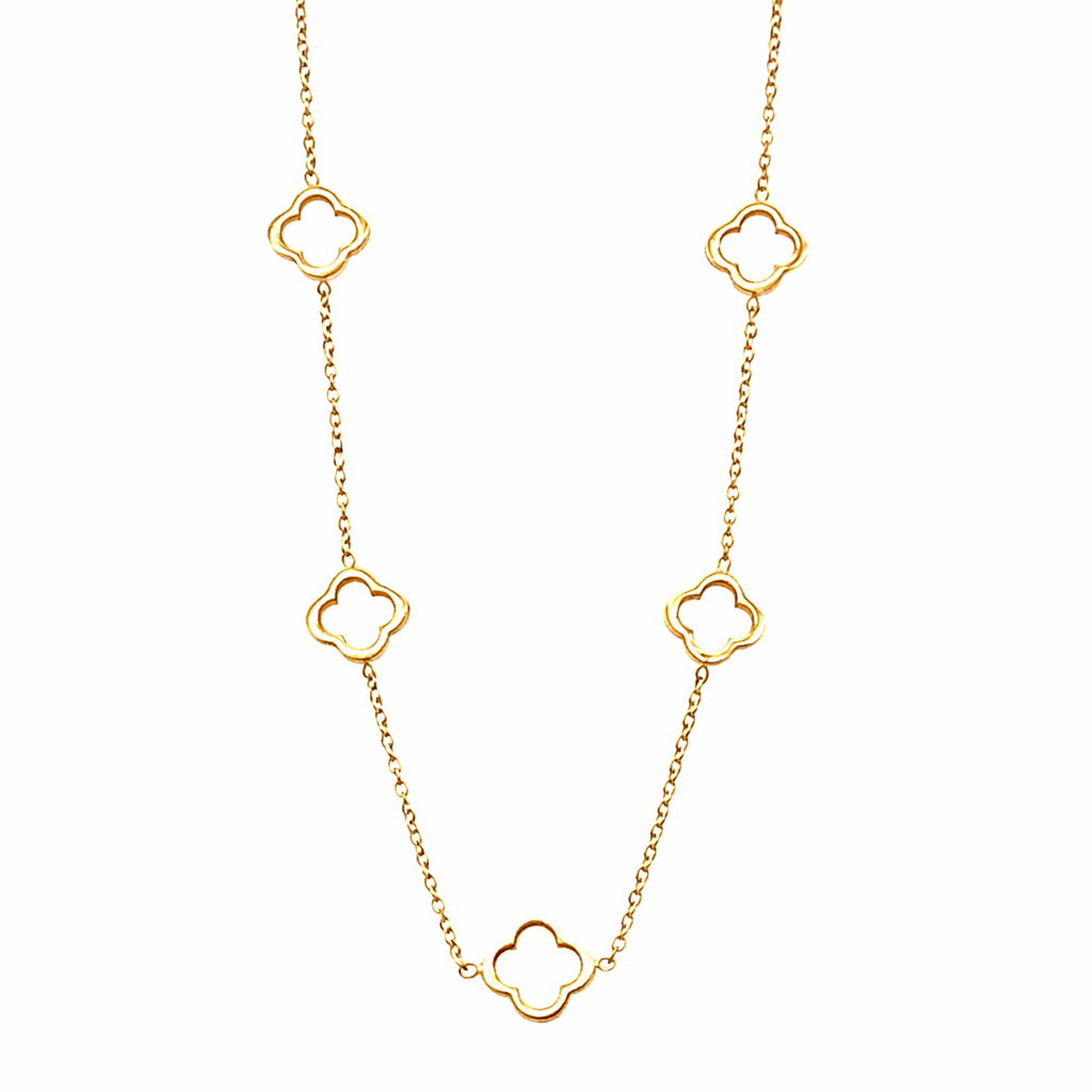 Cut Out Clover Necklace