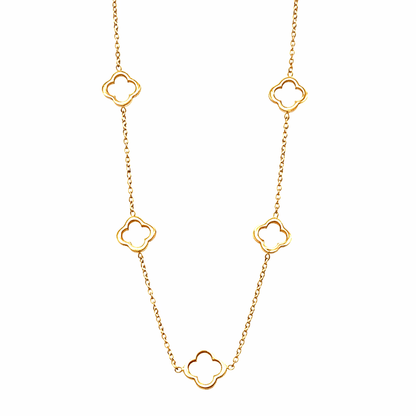 Cut Out Clover Necklace