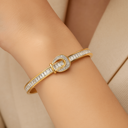 Buckle Cz Bangle