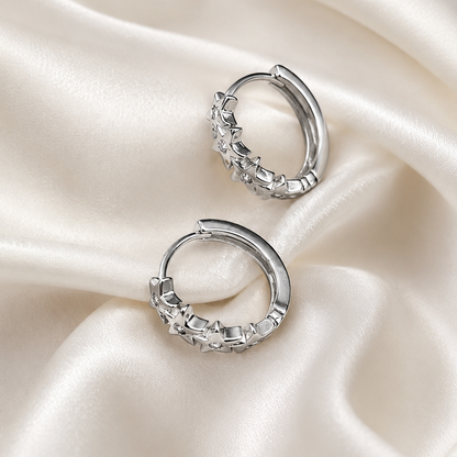 Star Huggie Earrings