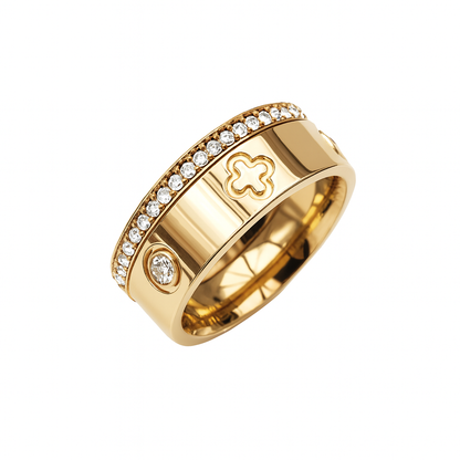 Two Piece Clover Ring