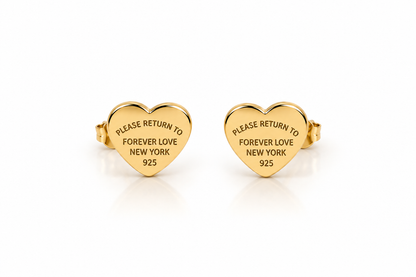 Forever Love Heart Earrings