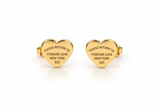 Forever Love Heart Earrings