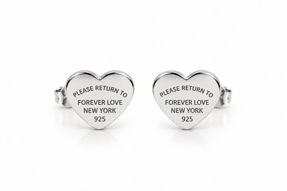 Forever Love Heart Earrings