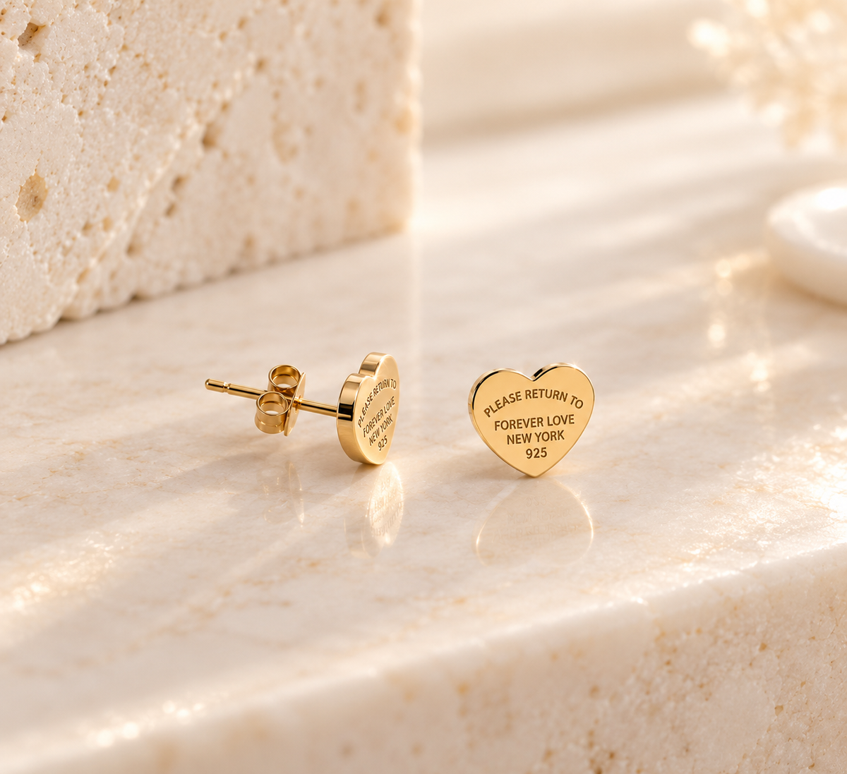 Forever Love Heart Earrings