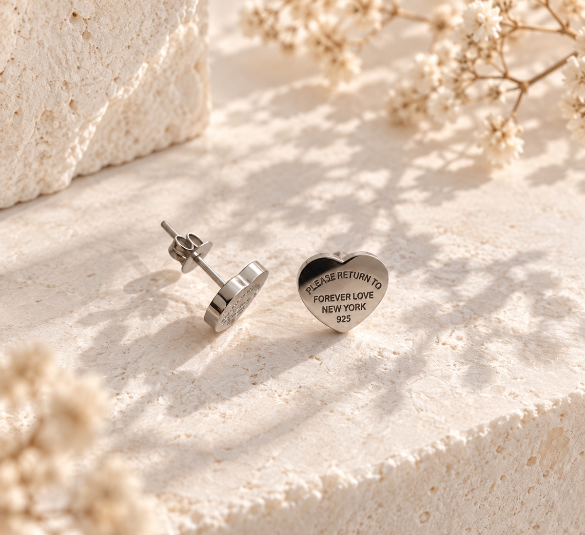 Forever Love Heart Earrings