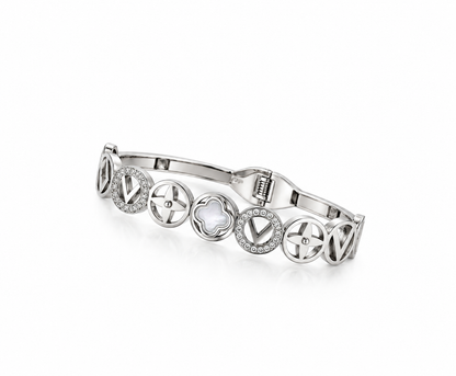Clover Cz Bangle