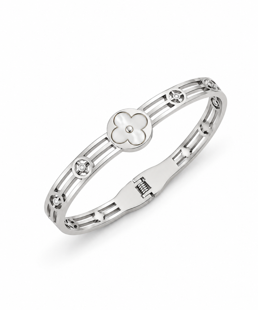 White Clover Bangle
