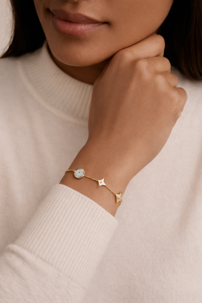 Clover Shell Bracelet