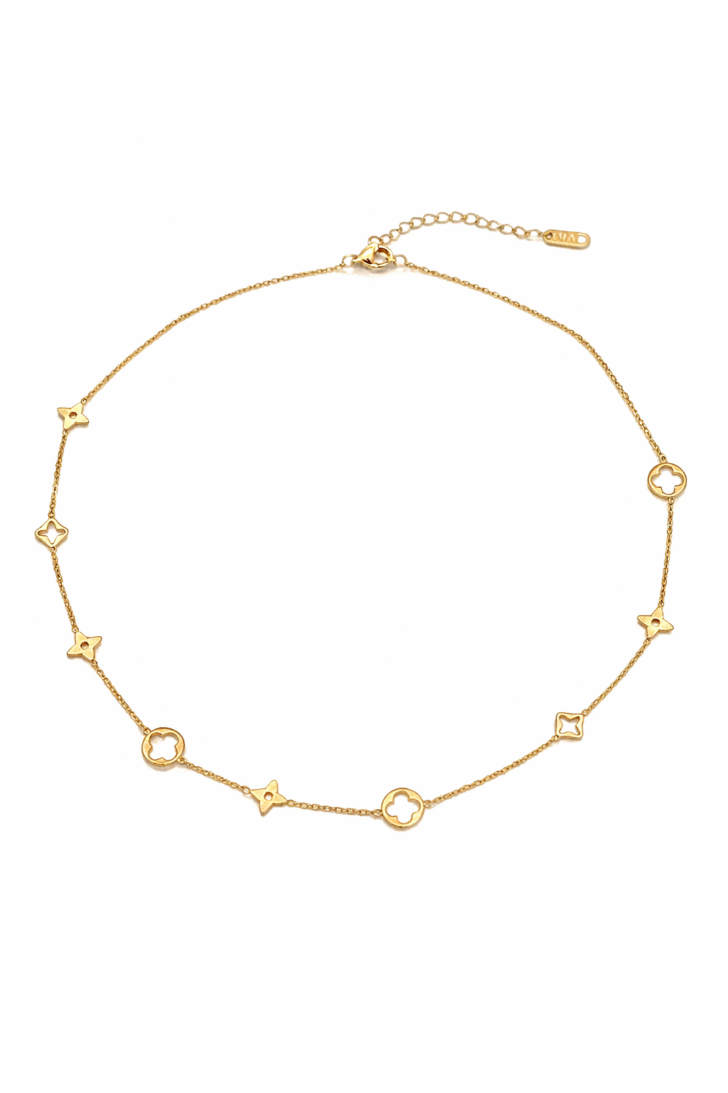 Clover And Star Necklace