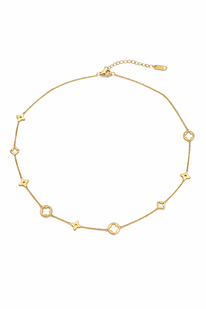 Clover And Star Necklace