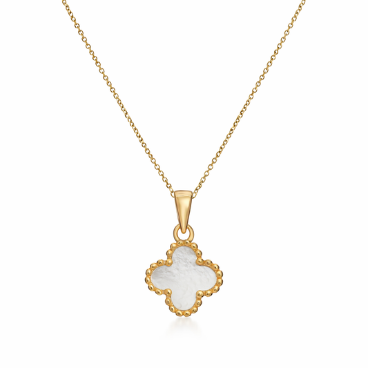 Sterling Silver Clover Necklace